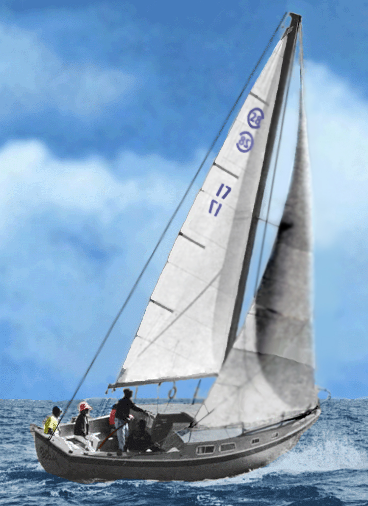 Cal 28 Sailboat Winner Regatta