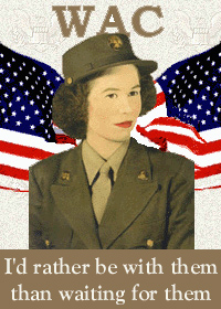 Rare WWII WAC Poster of Cpl. Mary Jean Congdon